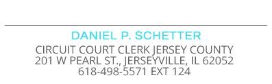 Jersey County Clerk of Courts – Daniel P. Schetter Logo